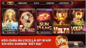 keo chau au 1x2 la gi - Kèo Châu Âu (1x2) Là Gì? Bí Kíp Soi Kèo Bóng Đá Sunwin "Bất Bại" Từ Cao Thủ