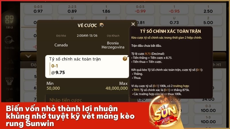 Hãy thử ngay chiến thuật vét máng phút cuối để nhận thưởng lớn từ Sunwin