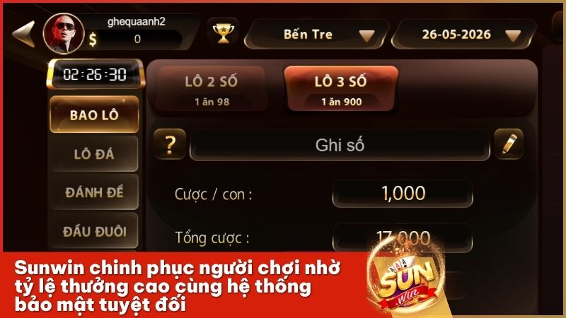 Cổng game Sunwin - Điểm đến lý tưởng cho game thủ đam mê lô đề miền Nam