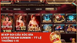 xoc dia livestream sunwin - Cách Chơi Xóc Đĩa Livestream Sunwin Và Mẹo Soi Cầu Bất Bại Từ Cao Thủ